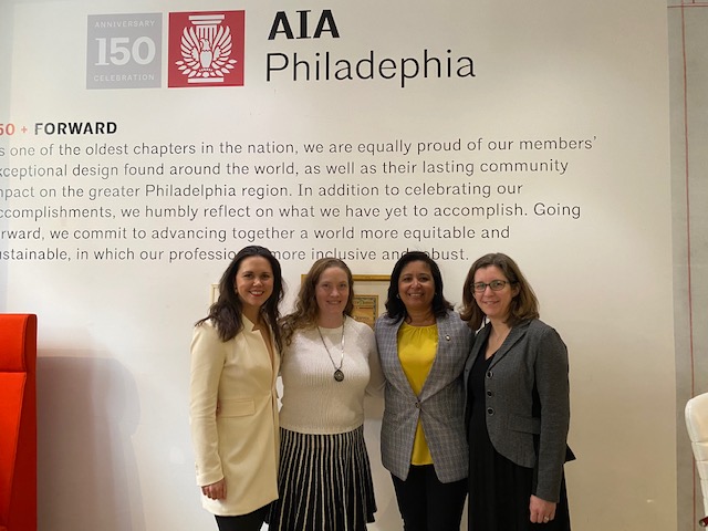 WiSE - group of members at AIA Philadelphia meeting